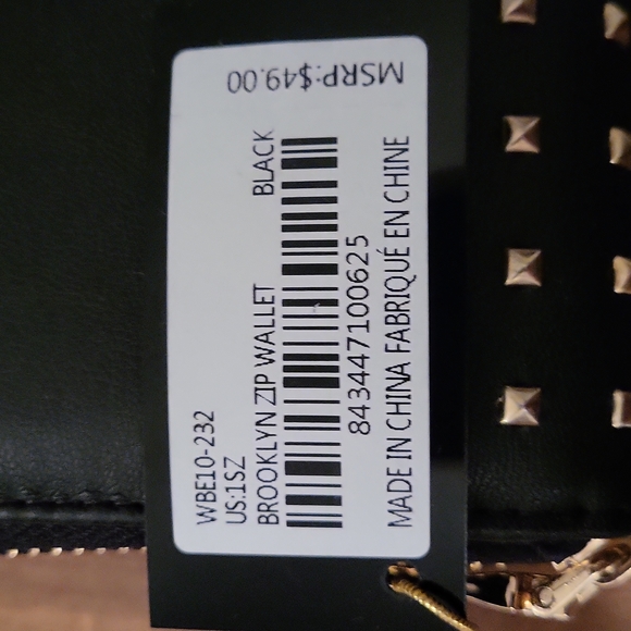 Black Bebe Wallet - Picture 2 of 6